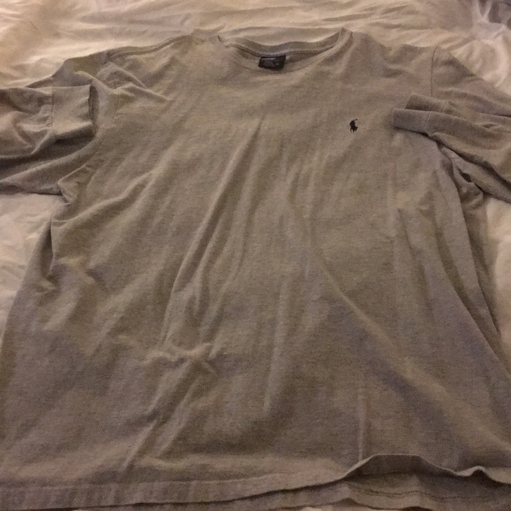 Ralph Lauren Polo long sleeve grey T-shirt.